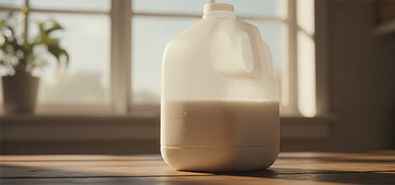 HDPE milk jug HDPE milk jug