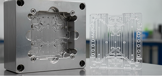 complex injection mold cavity complex injection mold cavity