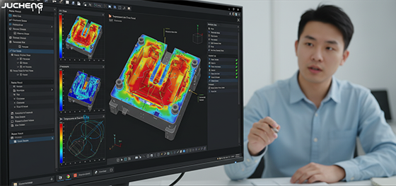 simulating plastic injection simulating plastic injection