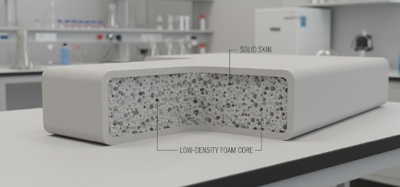 structural foam cross-section structural foam cross-section