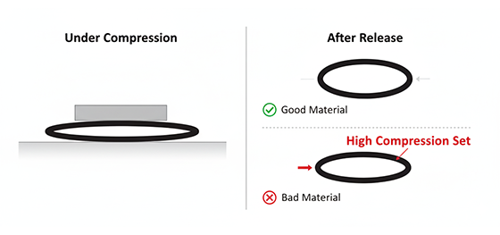 compression set infographic compression set infographic