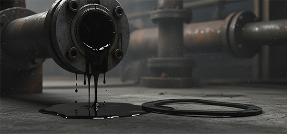 leaking industrial flange gasket leaking industrial flange gasket