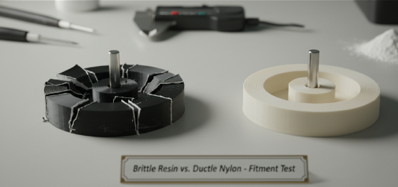 brittle resin vs ductile nylon brittle resin vs ductile nylon
