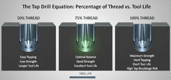 percentage of thread chart percentage of thread chart