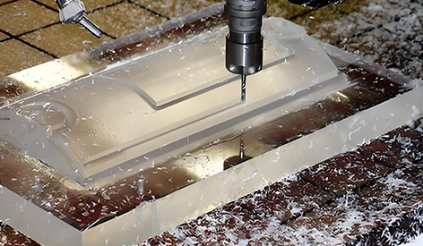Acrylic cnc processing