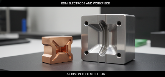 edm electrode and workpiece edm electrode and workpiece
