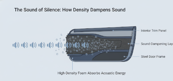 sound dampening material in car door sound dampening material in car door