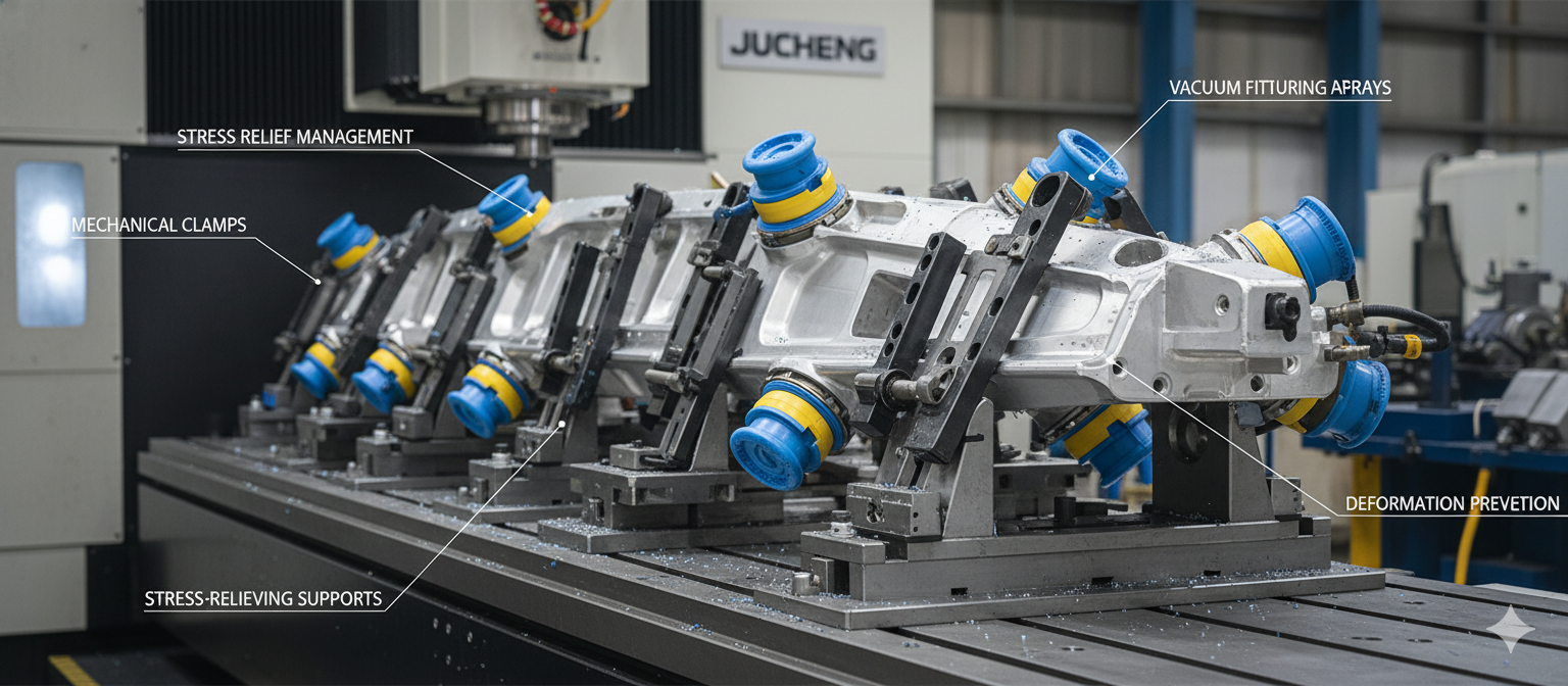 Large format CNC fixturing Large format CNC fixturing