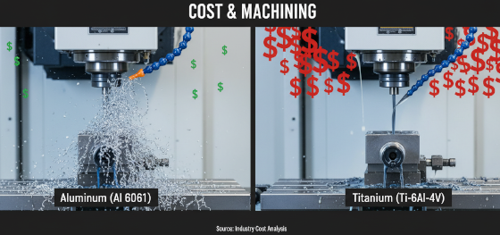 machining cost aluminum vs titanium machining cost aluminum vs titanium
