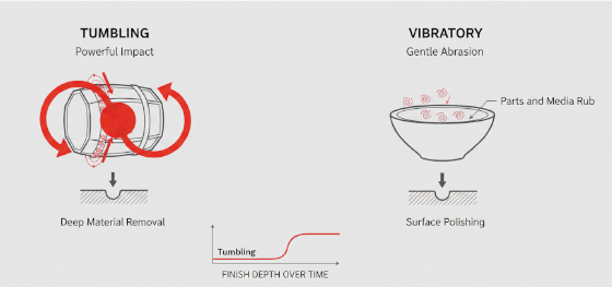 tumbling vs vibratory finishing tumbling vs vibratory finishing