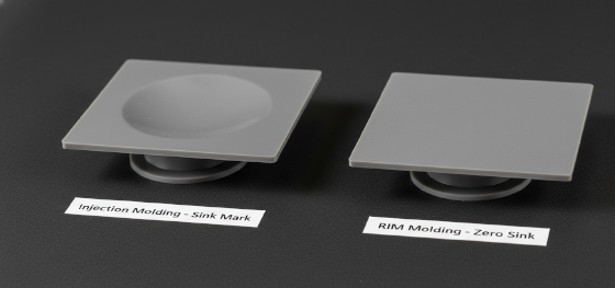 surface quality comparison between injection molding and RIM wall thickness surface quality comparison between injection molding and RIM wall thickness