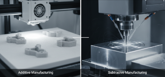 comparing industrial additive printing and subtractive milling techniques comparing industrial additive printing and subtractive milling techniques