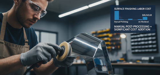 Manual polishing Manual polishing