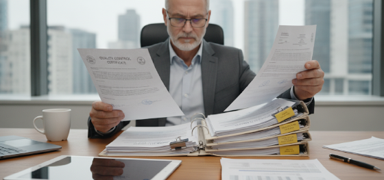 reviewing iso certificates and physical material traceability records reviewing iso certificates and physical material traceability records