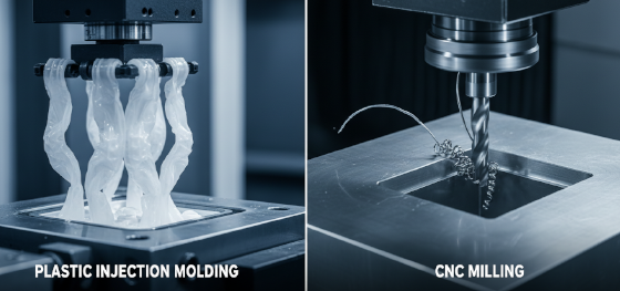 comparing subtractive milling against cheap plastic injection molding comparing subtractive milling against cheap plastic injection molding