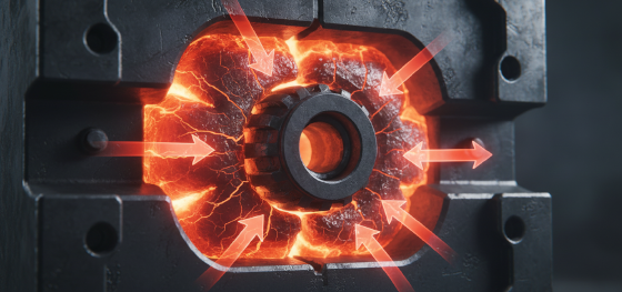 thermal contraction causing metal to grip internal steel cores tightly thermal contraction causing metal to grip internal steel cores tightly