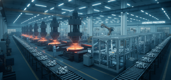 Shenzhen turnkey hardware facility running automated zinc presses Shenzhen turnkey hardware facility running automated zinc presses