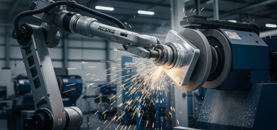 automated robotic buffing wheel erasing minor metallurgical scratches automated robotic buffing wheel erasing minor metallurgical scratches