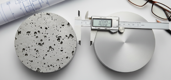 comparing internal metal density between standard and vacuum processes comparing internal metal density between standard and vacuum processes