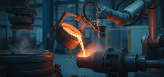 robotic pouring mechanisms in heavy industrial metallurgy robotic pouring mechanisms in heavy industrial metallurgy