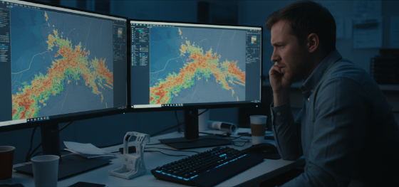 blurry topographical mapping data caused by vibrating aerospace hardware blurry topographical mapping data caused by vibrating aerospace hardware