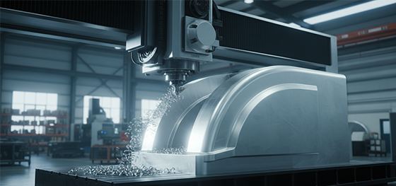 large RIM molded parts fabrication using 5-axis CNC aluminum tooling large RIM molded parts fabrication using 5-axis CNC aluminum tooling