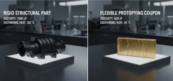 material data comparison for RIM and vacuum casting resins material data comparison for RIM and vacuum casting resins