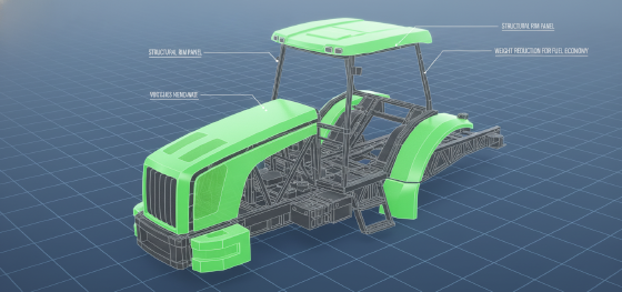 weight reduction for fuel economy using structural RIM panels weight reduction for fuel economy using structural RIM panels