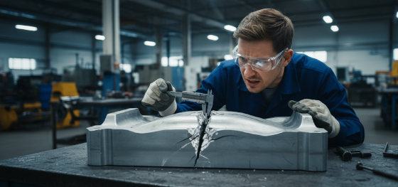 metal shrinkage and severe warpage defects in poorly cooled metal parts metal shrinkage and severe warpage defects in poorly cooled metal parts