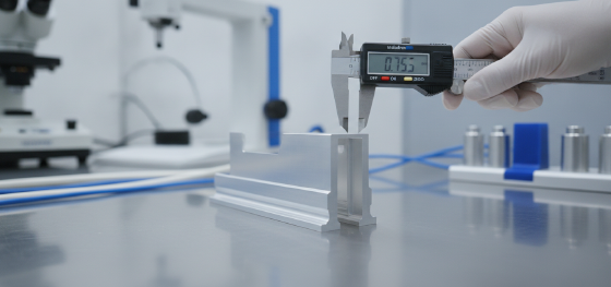 measuring precise micro thin wall thickness on custom metal hardware measuring precise micro thin wall thickness on custom metal hardware