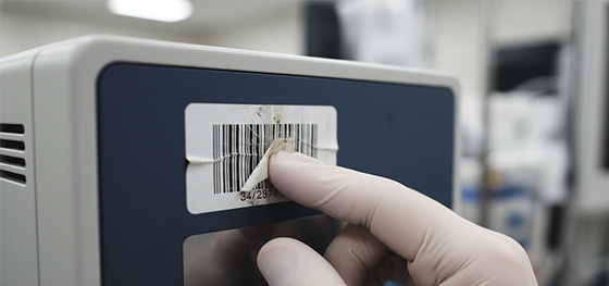 failing barcode stickers on expensive custom hardware enclosures failing barcode stickers on expensive custom hardware enclosures