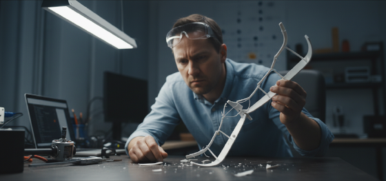 catastrophic structural failures in commercial drone plastic prototypes catastrophic structural failures in commercial drone plastic prototypes