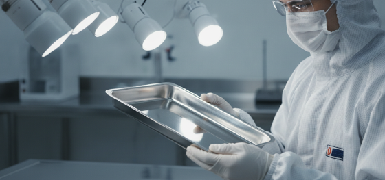 holding stainless steel medical tray holding stainless steel medical tray