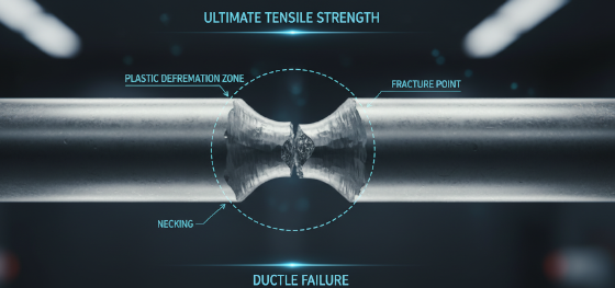 Necking region Necking region