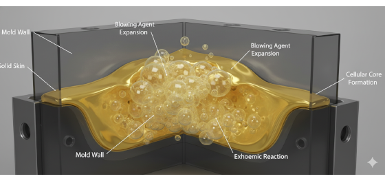 blowing agent expansion blowing agent expansion