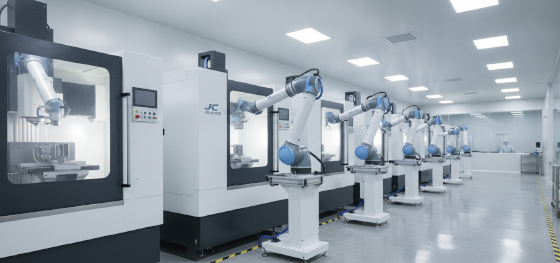 automated contract manufacturing floor executing secondary milling operations automated contract manufacturing floor executing secondary milling operations