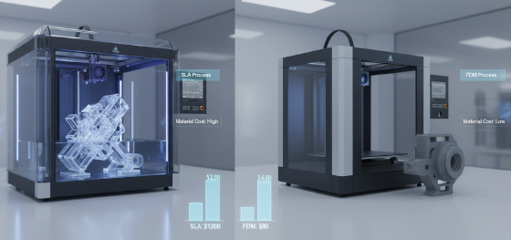 SLA vs FDM SLA vs FDM