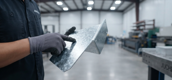verifying custom metal bracket surface verifying custom metal bracket surface