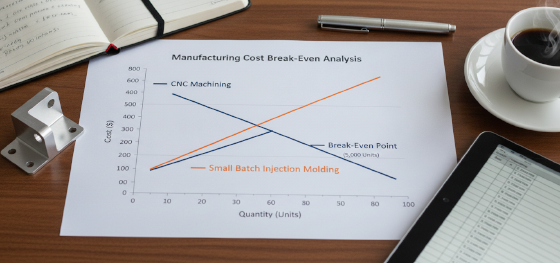 comparing financial break even limits for subtractive milling and metal injection comparing financial break even limits for subtractive milling and metal injection