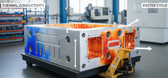 aluminum mold thermal conductivity optimization for faster cycle times aluminum mold thermal conductivity optimization for faster cycle times