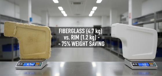 weight and quality comparison between fiberglass and RIM aviation parts weight and quality comparison between fiberglass and RIM aviation parts
