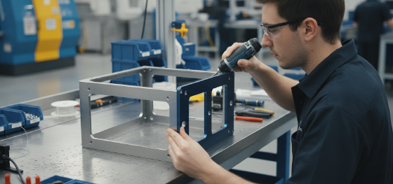 assembling custom metal chassis enclosures assembling custom metal chassis enclosures