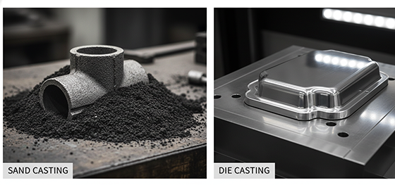 surface finish comparison between sand casting vs die casting process surface finish comparison between sand casting vs die casting process