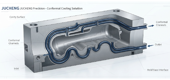 topology optimized conformal cooling channels topology optimized conformal cooling channels