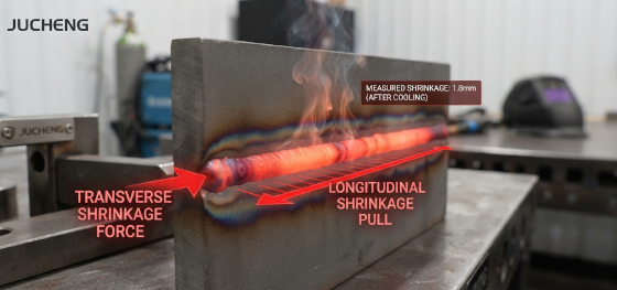 measuring welding shrinkage distortion measuring welding shrinkage distortion