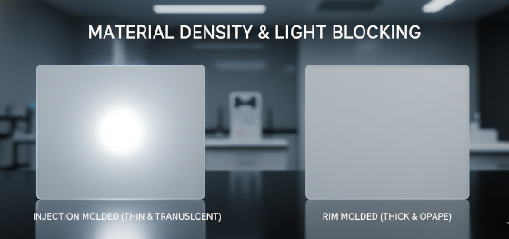 material density and light blocking comparison for diagnostic equipment material density and light blocking comparison for diagnostic equipment