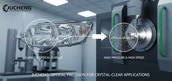 Optical grade Polycarbonate injection molding