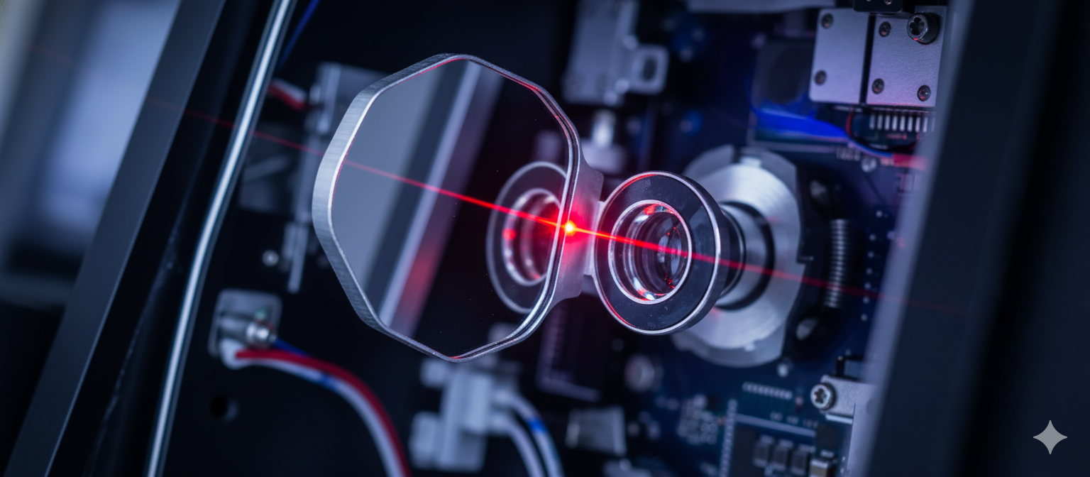 reflecting laser beam