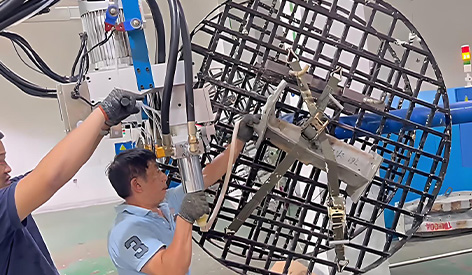 Rotational molding site