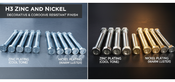 zinc plating vs nickel plating